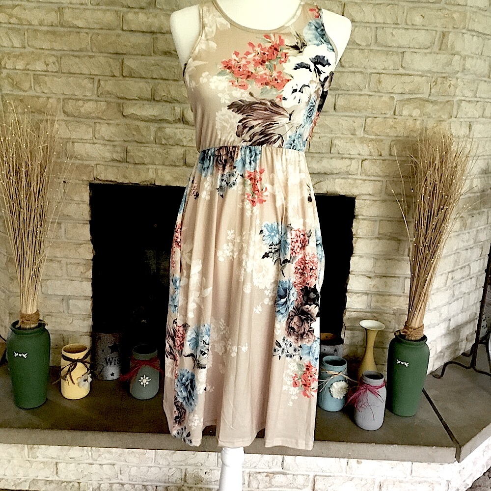 NWOT RACERBACK MIDI TANK DRESS - Picture 3 of 11